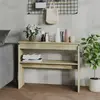 vidaXL Table console Chêne sonoma 102x30x80 cm Aggloméré