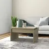 vidaXL Table basse Chêne sonoma 68x50x38 cm Aggloméré