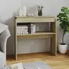 vidaXL Table console Chêne sonoma 80x30x80 cm Aggloméré
