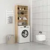 vidaXL Meuble de machine à laver Chêne sonoma 64x24x190 cm