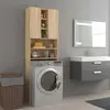 vidaXL Meuble pour machine à laver Chêne sonoma 64x25,5x190 cm