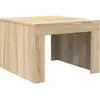 vidaXL Table basse Chêne sonoma 50x50x35 cm Aggloméré