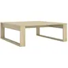 vidaXL Table basse Chêne sonoma 100x100x35 cm Aggloméré