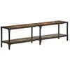 vidaXL Meuble TV 150x30x41 cm Bois massif de récupération