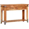 vidaXL Table console 110x34x74 cm Bois d'acacia massif