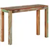 vidaXL Table console 110x35x76 cm Bois de récupération massif