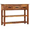 vidaXL Buffet avec 3 tiroirs 110x30x80 cm Bois d'acacia massif