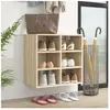 vidaXL Armoire à chaussures Chêne Sonoma 52,5x30x50 cm