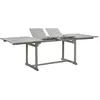 vidaXL Table à dîner de jardin (160-240)x100x75cm Bois d'acacia massif