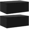 vidaXL Housses de salon de jardin 2 pcs 7 oeillets 225x143x90 cm