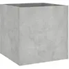 vidaXL Jardinière Gris béton 40x40x40 cm Bois d'ingénierie