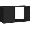Vidaxl - Meuble tv Noir 60x24x32 cm Aggloméré Noir