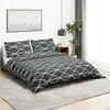 vidaXL Ensemble de housse de couette Gris 220x240 cm Coton