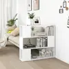 vidaXL Bibliothèque/Séparateur de pièce Blanc 100x24x94 cm