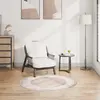 Vidaxl - Tapis lavable antidérapant  120 cm Beige beige et doré