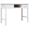 vidaXL Buffet Blanc 108x45x76 cm Bois de Paulownia massif