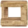 vidaXL Table basse 45x45x40 cm Bois de manguier massif