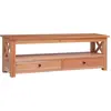 vidaXL Meuble TV 115x30x40 cm Bois d'acajou massif