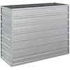 vidaXL Lit surélevé de jardin 100x40x77 cm Acier galvanisé Argenté
