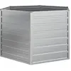 vidaXL Lit surélevé de jardin 129x77 cm Acier galvanisé Argenté