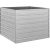 vidaXL Lit surélevé de jardin 100x100x77 cm Acier galvanisé Argenté