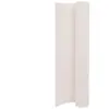vidaXL Clôture de jardin double face 110x500 cm Blanc