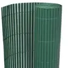 vidaXL Clôture de jardin double face 110x500 cm Vert