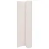 vidaXL Clôture de jardin double face 110x400 cm Blanc