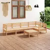 vidaXL Salon de jardin 6 pcs Bois de pin massif