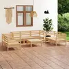 vidaXL Salon de jardin 8 pcs Bois de pin massif