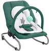 vidaXL Transat pour bébé Vert Acier