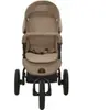 vidaXL Poussette pour bébé Taupe Acier