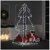 vidaXL Arbre de Noël cône 200 LED d'intérieur/d'extérieur 98x150 cm