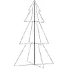 vidaXL Arbre de Noël cône 240 LED d'intérieur/d'extérieur 118x180 cm