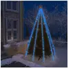 Guirlande lumineuse d'arbre de Noël 400 led Bleu 400 cm Vidaxl Bleu