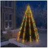 vidaXL Guirlande lumineuse d'arbre de Noël 400 LED colorées 400 cm