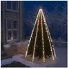 vidaXL Guirlande lumineuse d'arbre de Noël 400 LED Blanc froid 400 cm
