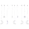 vidaXL Guirlande lumineuse étoile et lune avec télécommande 345 LED