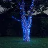 Non communiqué vidaXL Lampes solaires 2 pcs 2x200 LED Bleu Intérieur Extérieur