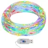 vidaXL Guirlande lumineuse micro LED 40m 400 LED coloré 8 fonctions