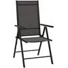 vidaXL Salon de jardin 9 pcs Noir et anthracite