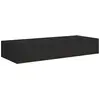 vidaXL Étagère à tiroir murale Noir 60x23,5x10 cm MDF
