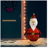 Décoration de Noël Figurine Père Noël led Tissu de luxe 120 cm Vidaxl n/a