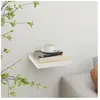 vidaXL Étagère murale flottante Chêne et blanc 23x23,5x3,8 cm MDF