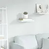 vidaXL Étagère murale flottante chêne et blanc 50x23x3,8 cm MDF