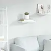 vidaXL Étagère murale flottante Chêne et blanc 40x23x3,8 cm MDF
