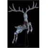 vidaXL Renne volant de décoration de Noël 120 LED Blanc froid Blanc