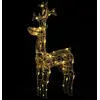 vidaXL Renne de décoration de Noël 90 LED 60x16x100 cm Acrylique
