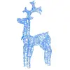 vidaXL Renne de décoration de Noël 90 LED 60x16x100 cm Acrylique