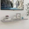 vidaXL Étagère murale flottante Gris béton 90x23,5x3,8 cm MDF